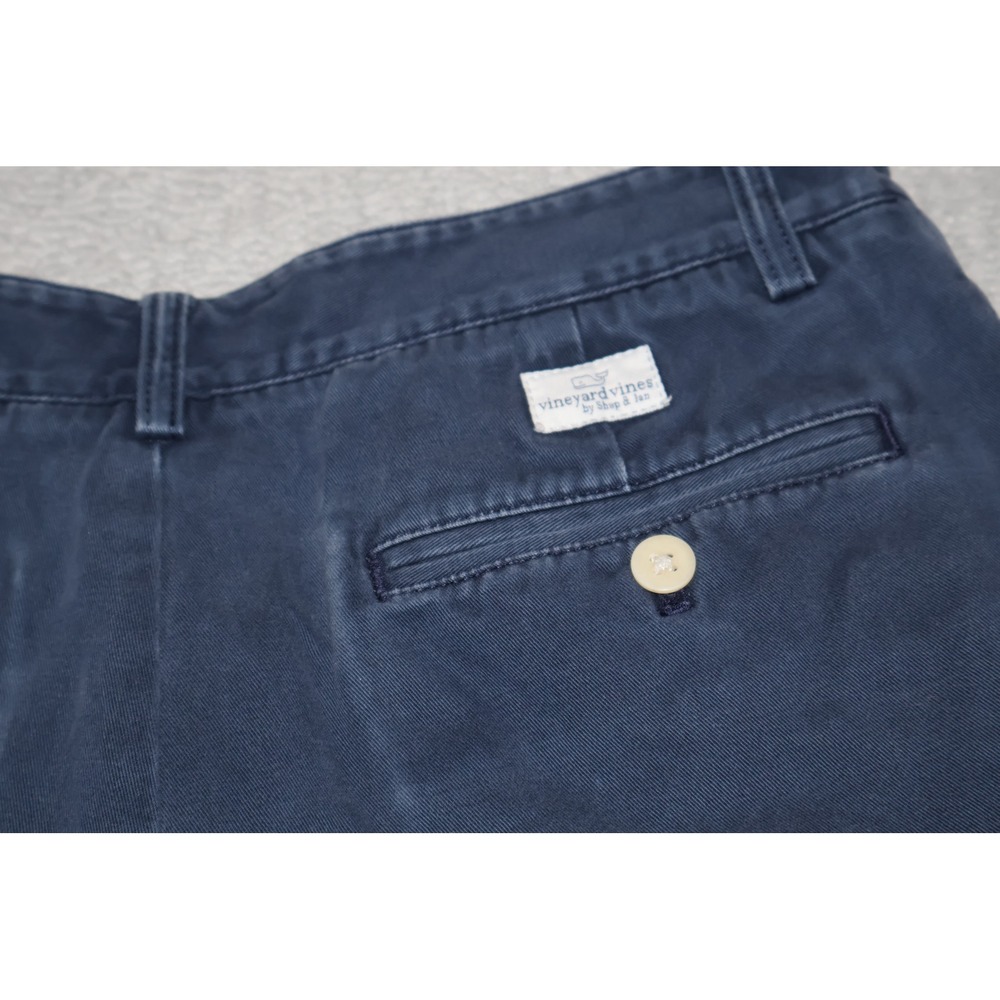 Vineyard Vines Club Short Teens Mens 30 Blue Chino Cotton Casual 8" Inseam **